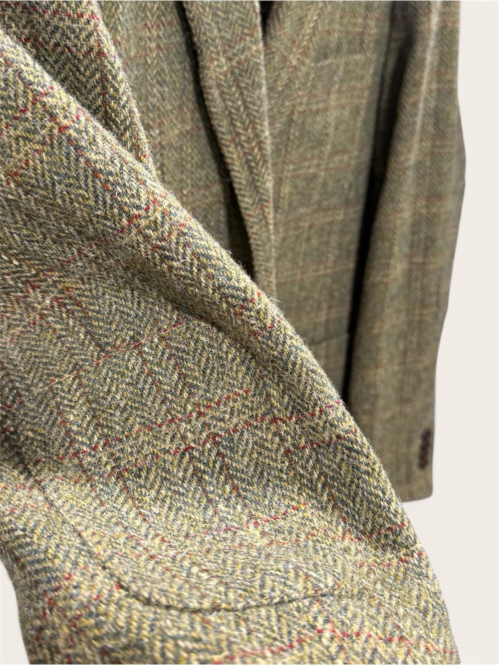 NWOT! Orvis Men's Green Tweed Two Button Sport Coat Blazer - Picture 4 of 12